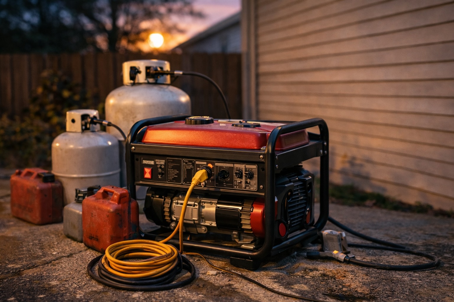 Outdoor power backup equipment