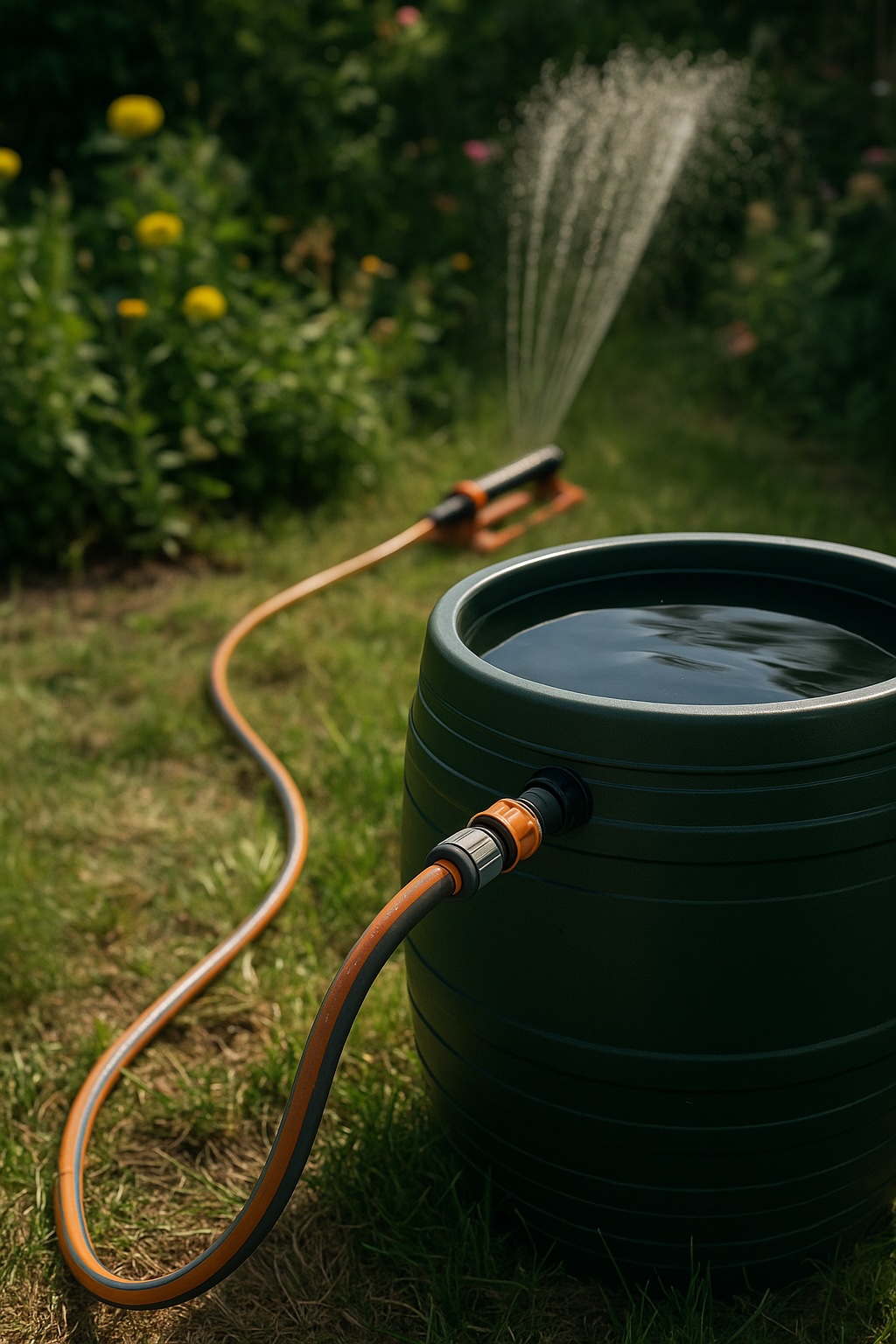Rain barrel and distiller