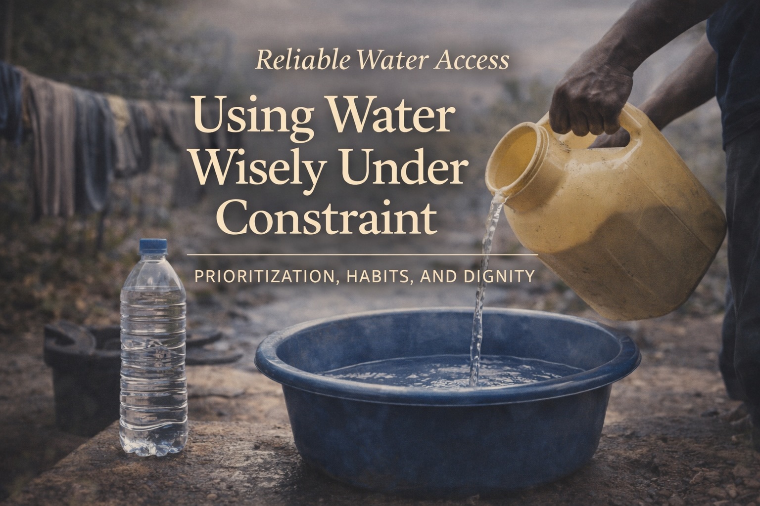 Using water wisely under constraint